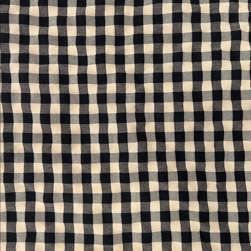Layerz Clothing Embroidered Top Pink Black Gingham Peasant Ruffled Size XL - Picture 9 of 11